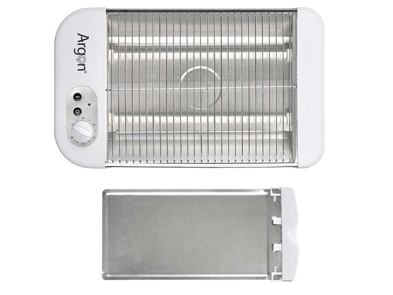 Tostador plano blanco 600w