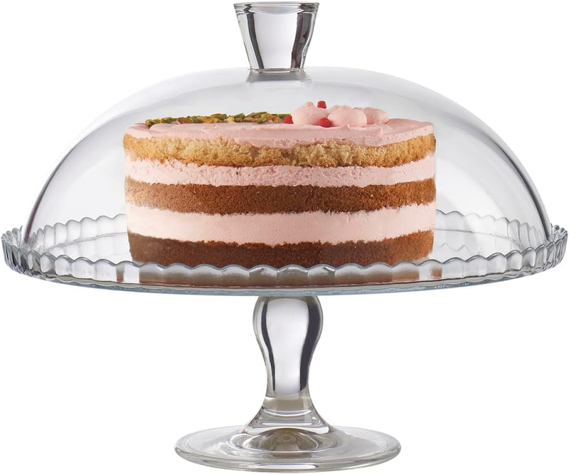 Plato de tarta, 32 cm cristal