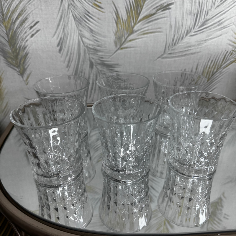 Set 6 vasos cristal